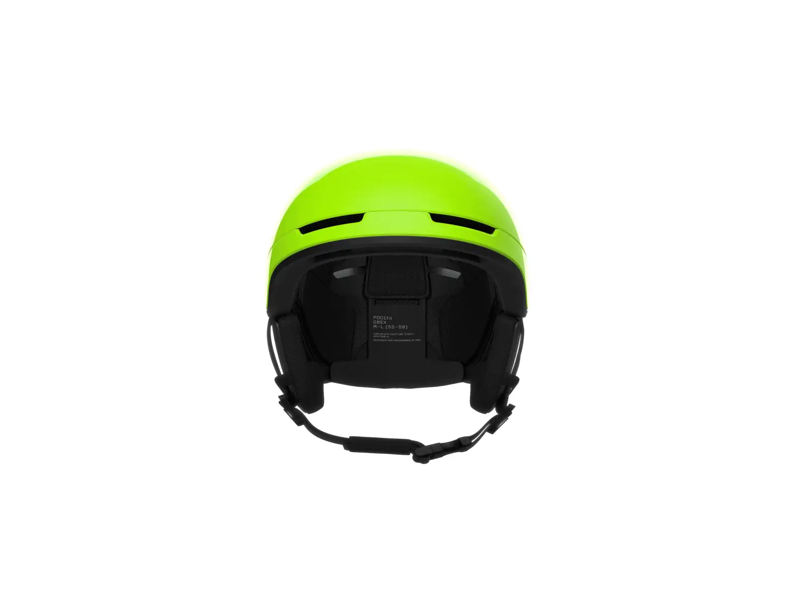 POC POCito Obex Kinder-Skihelm Fluorescent Yellow/Green