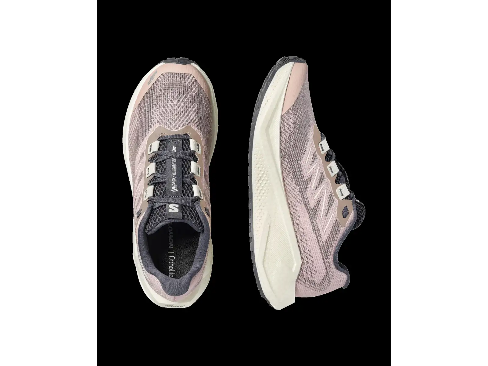 Salomon Aero Blaze 3 GRVL Damen-Laufschuhe Shadow Gray /Vanilla Ice /Nine Iron