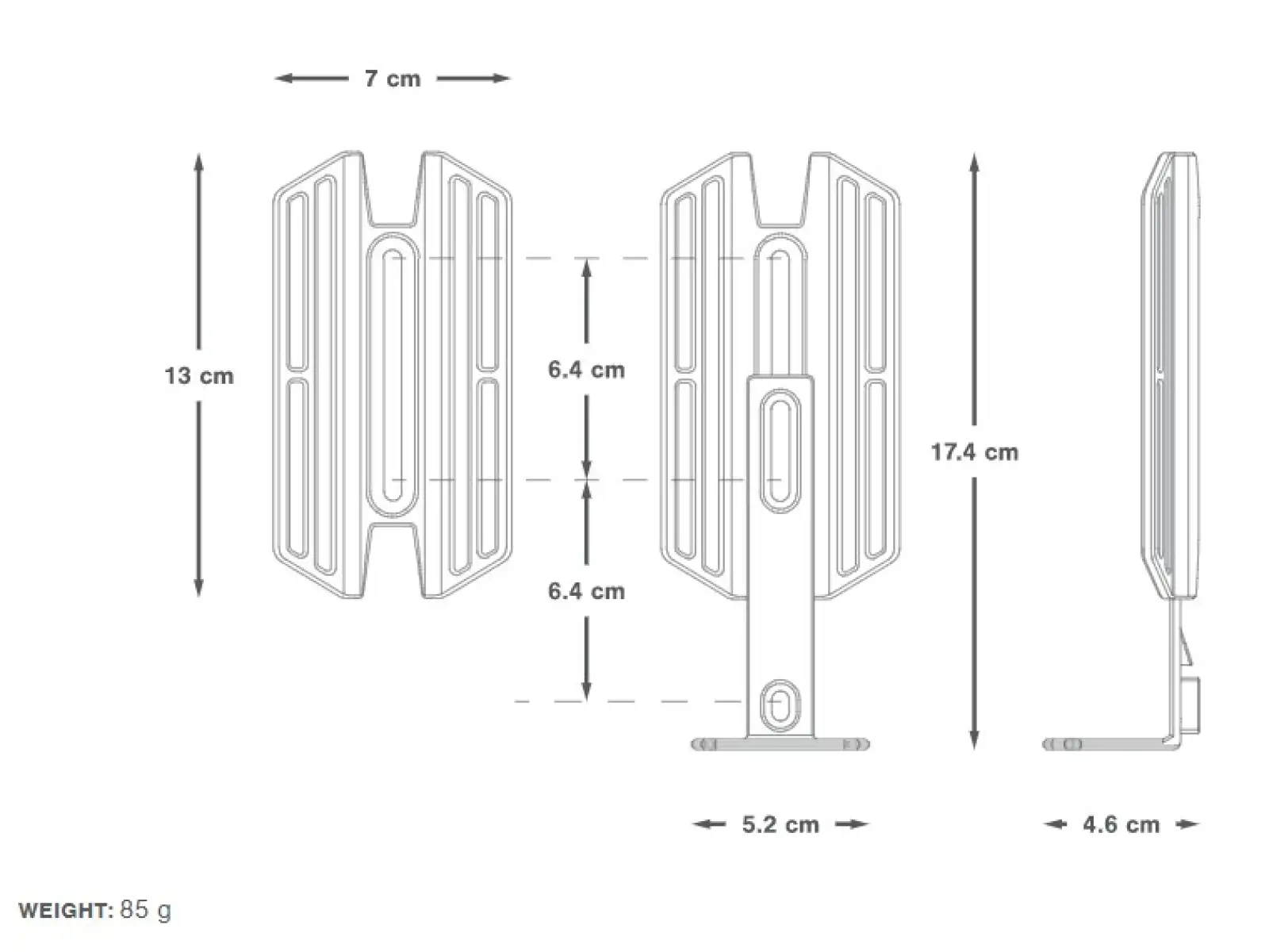 Apidura Cargo Cage Taschenhalterung Schwarz