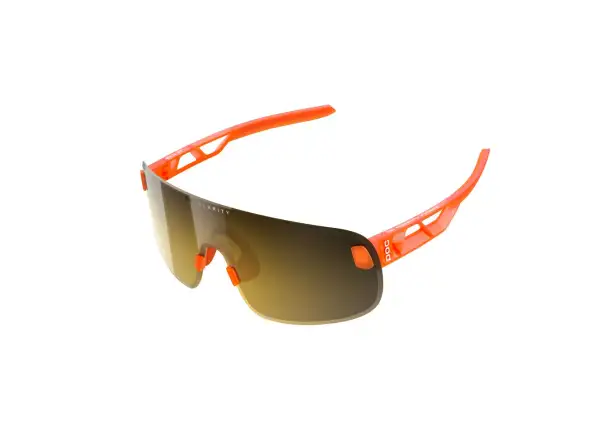 POC Elicit Fahrradbrille Fluorescent Orange Translucent