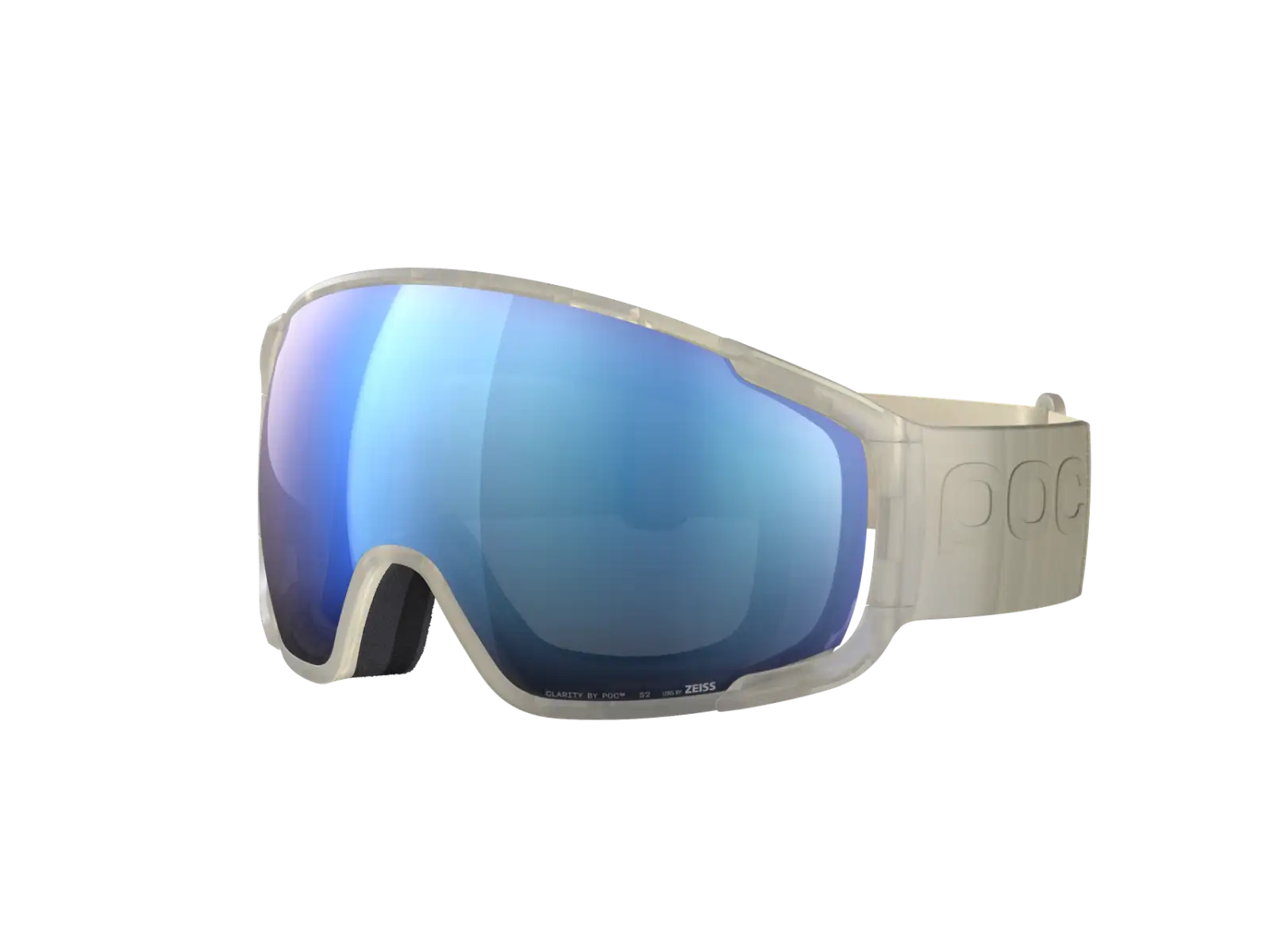POC Zonula Skibrille Raw Weiß/Teilweise Sonnig Blau