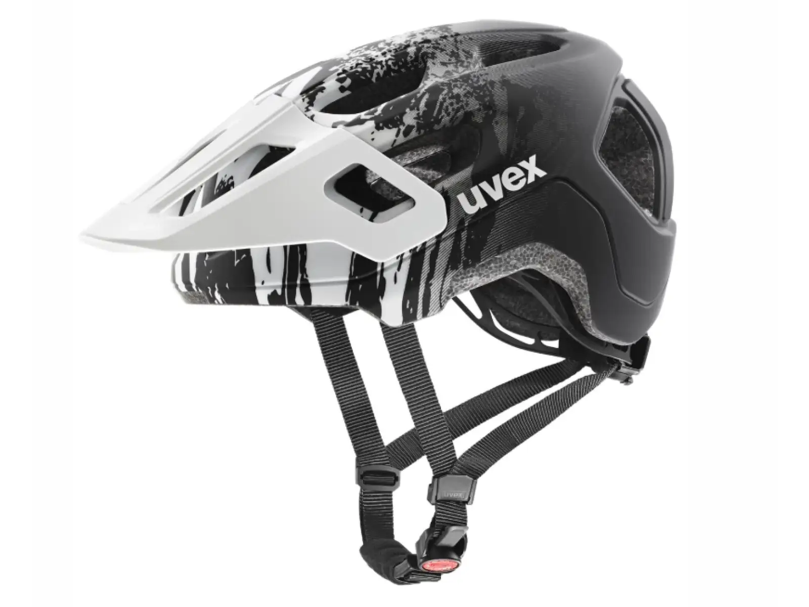 Uvex React Jr. Kinderhelm White/Black Matt