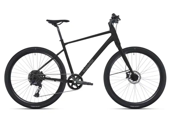 Superior Blox 6.4 Stadtfahrrad mattschwarz