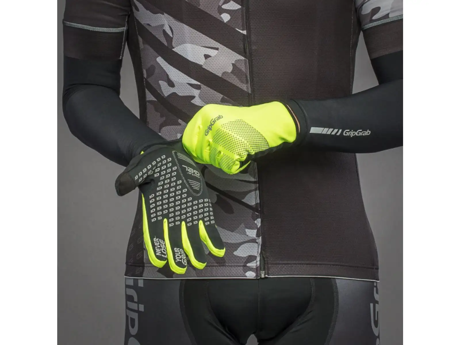 Grip Grab Ride Hi-Vis Windproof Midseason Handschuhe