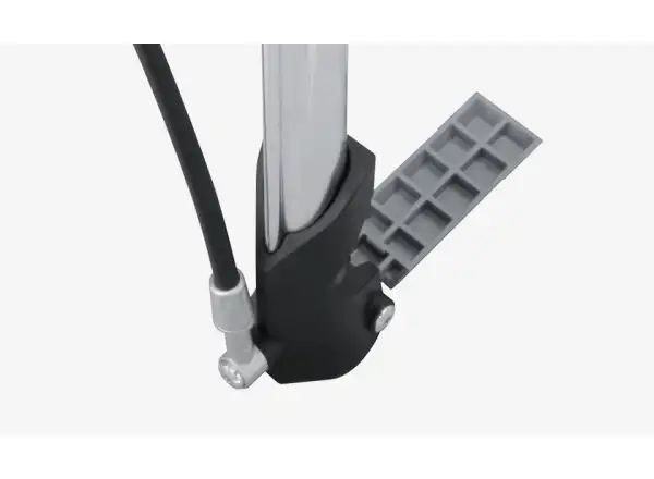 Topeak Mega Morph Werkstatt-Pumpe Schwarz/Silber