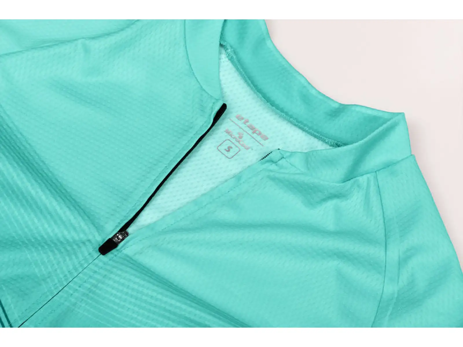 Etape Violet Damenradtrikot kurzärmlig Mint/Schwarz