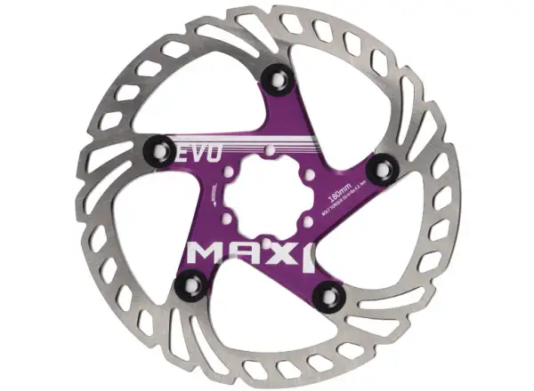 MAX1 Evo Bremsscheibe 180 mm lila