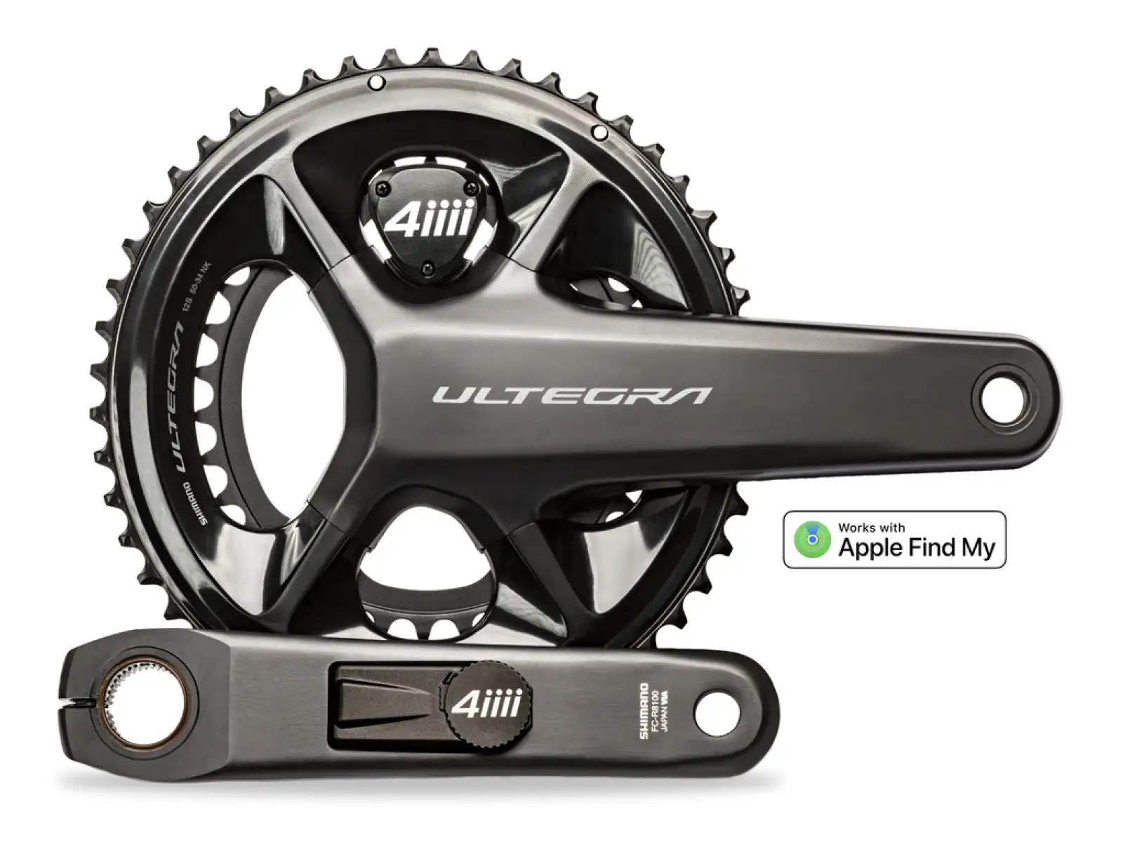 4iiii Shimano Ultegra FC-R8100 Precisio 3+ Pro Dual Kurbeln 2x12 52x36 Zähne