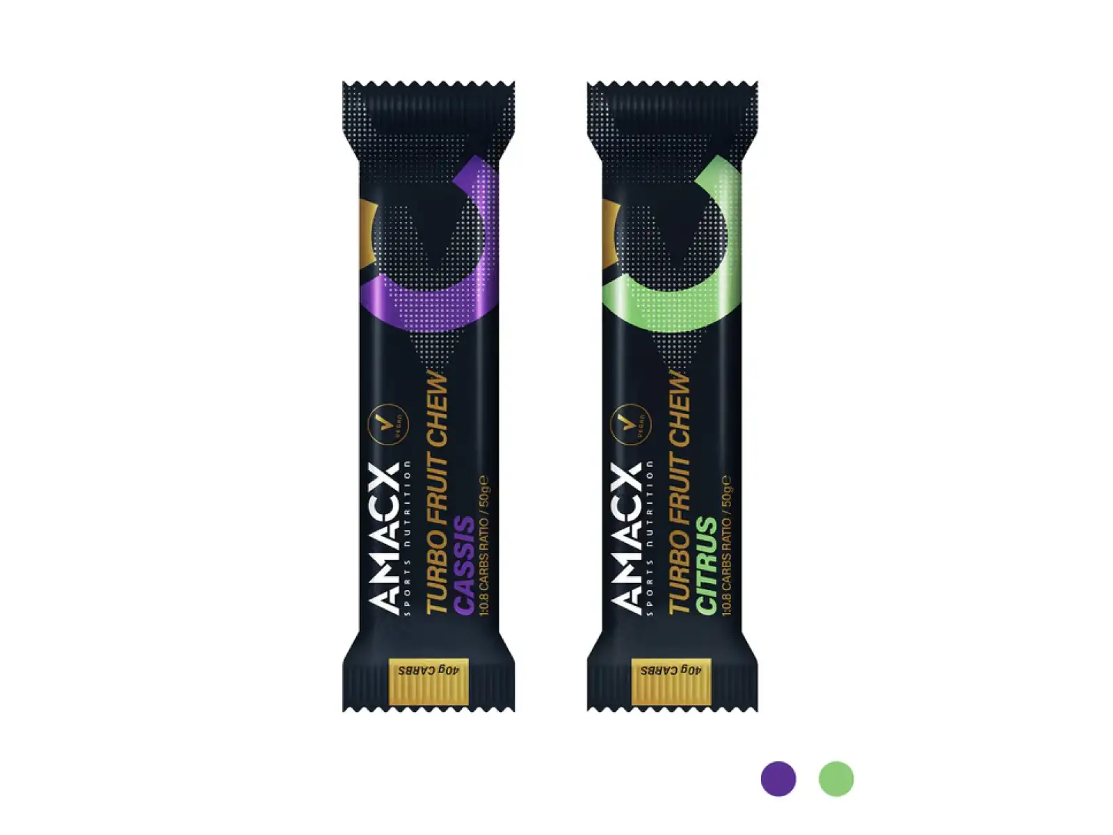 Amacx Turbo Fruit Chew Energieriegel Cassis - 50 g