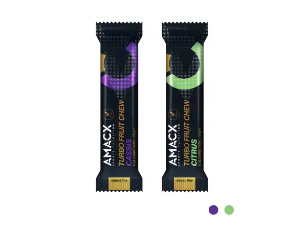 Amacx Turbo Fruit Chew Energieriegel Cassis - 50 g