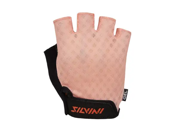 Silvini Gaiona Damen Kurzfingerhandschuhe Orange/Schwarz