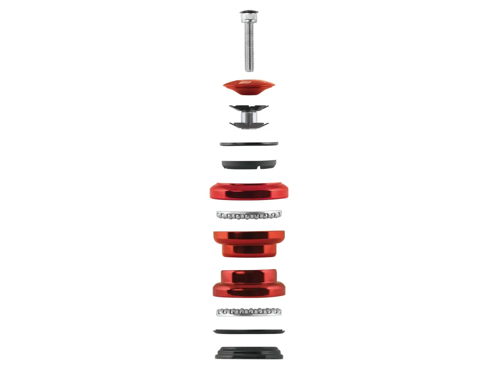 Force Ahead 1 1/8" Steuersatz rot