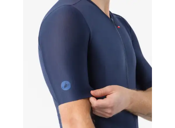 Castelli Espresso 2 Herren-Trikot Kurzarm Belgian Blue