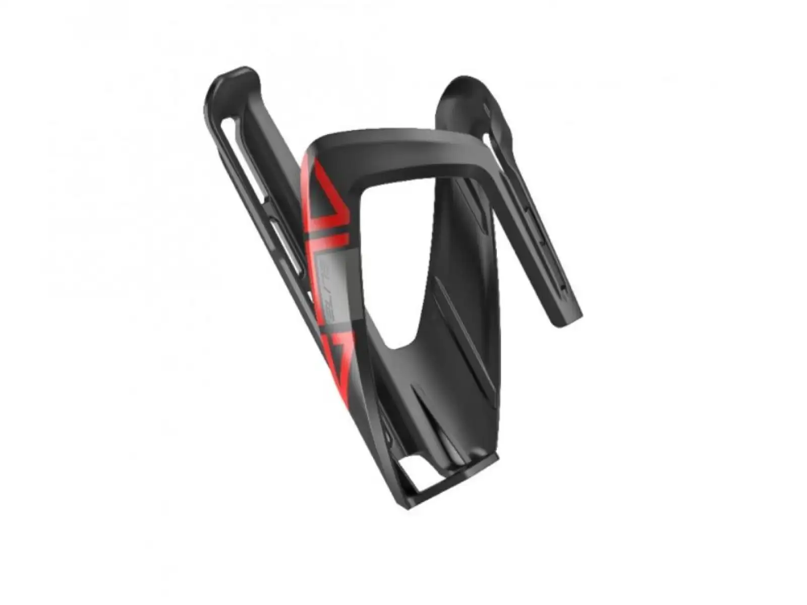 Elite Ala Fahrradkorb in mattem Schwarz/Rot