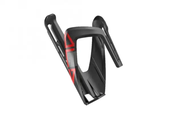 Elite Ala Fahrradkorb in mattem Schwarz/Rot
