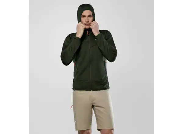 Salewa Puez Altavia Polarlite Hooded Herren-Sweatshirt Dark Olive