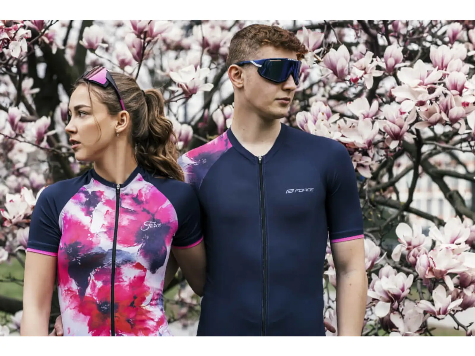 Force May Lady Damen Trikot kurzarm pink