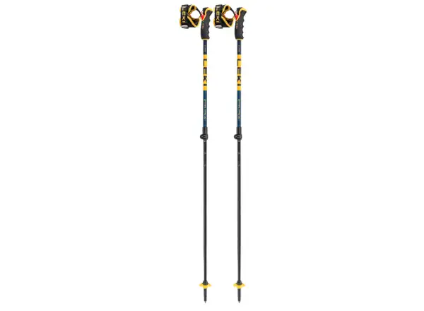 Leki Spitfire Vario 3D Skistöcke Denimblue/Aegeanblue/Mustardyellow