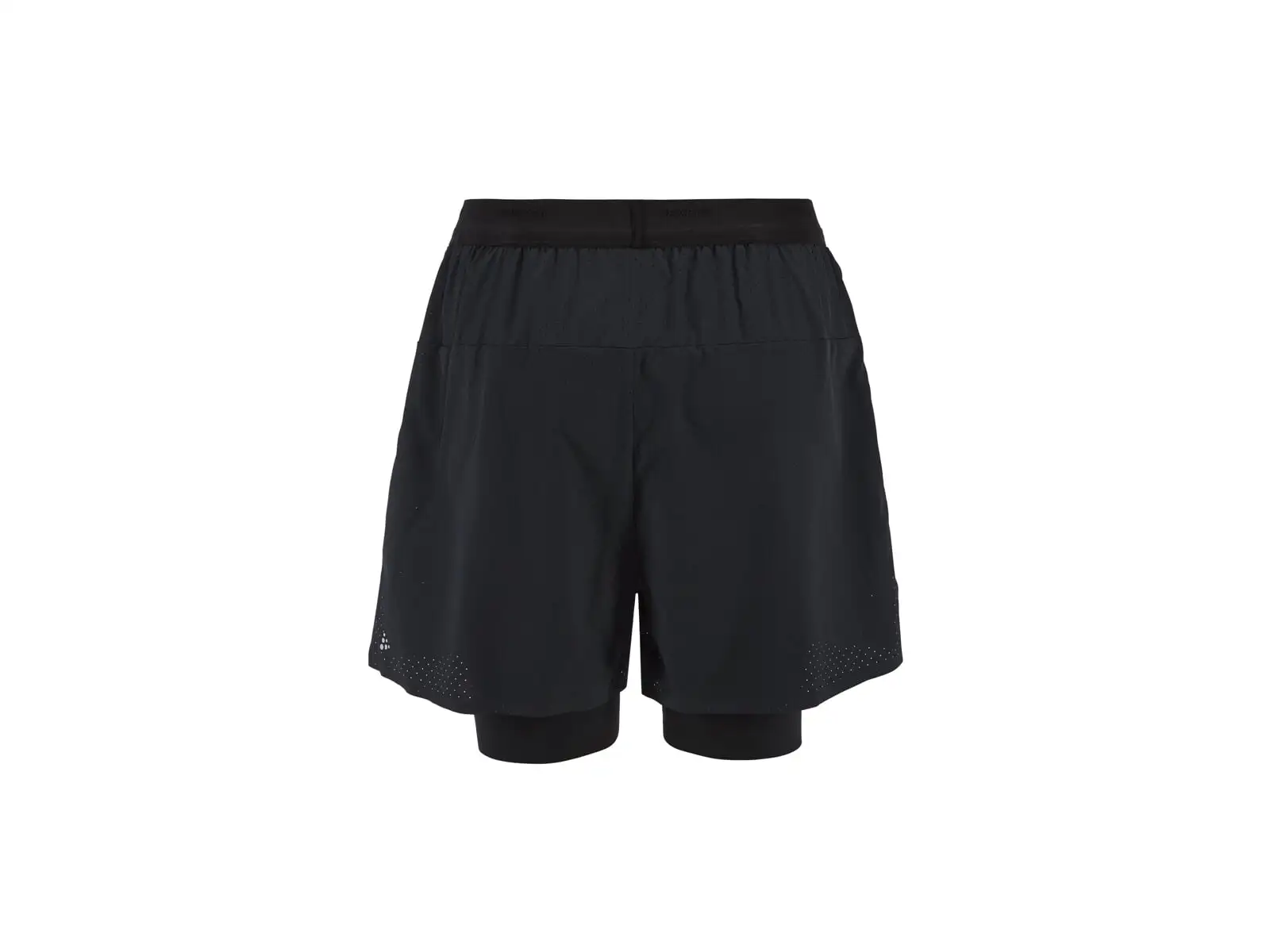 Craft Hypervent 2-in-1 Herren Laufshorts schwarz