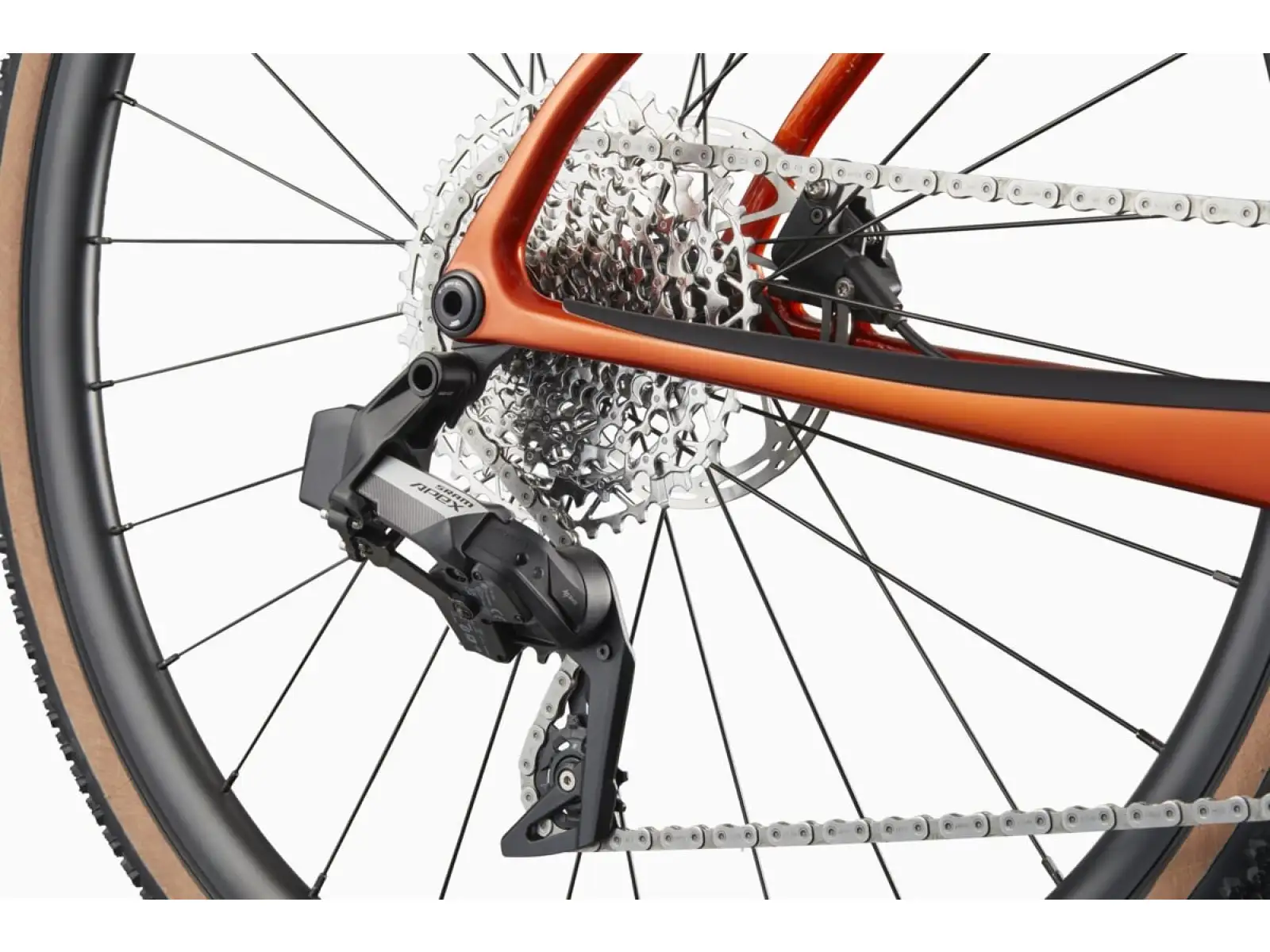 Cannondale SuperX 4 AXS Gravelbike Flame Orange