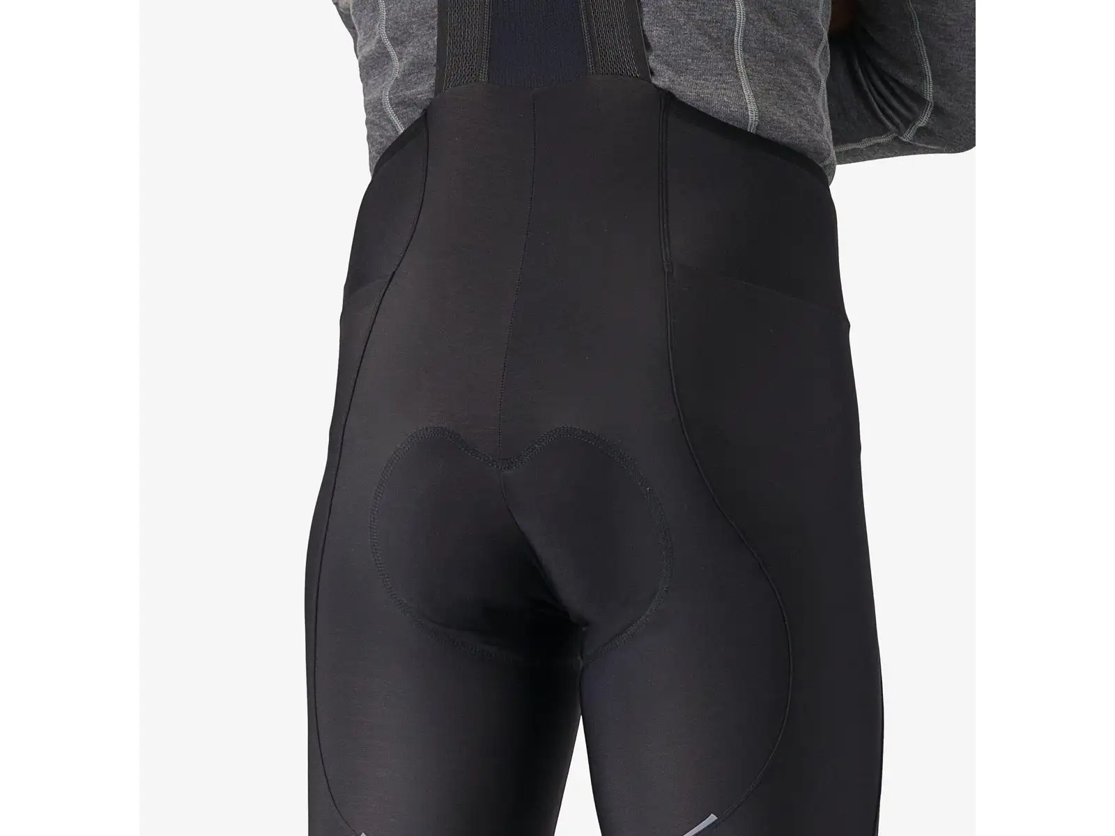 Castelli Espresso Bibtight Herrenhose mit Trägern und Polsterung Schwarz