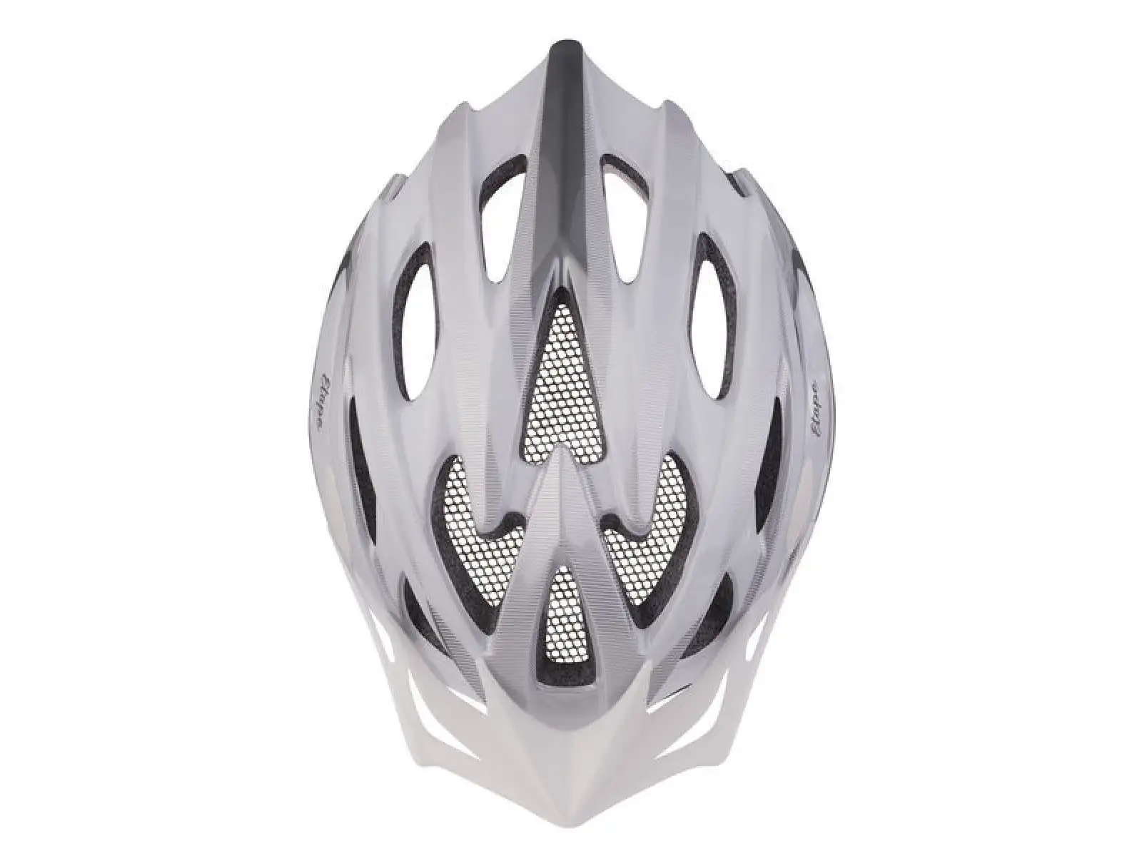 Etape Venus Damenfahrradhelm weiß/silber matt