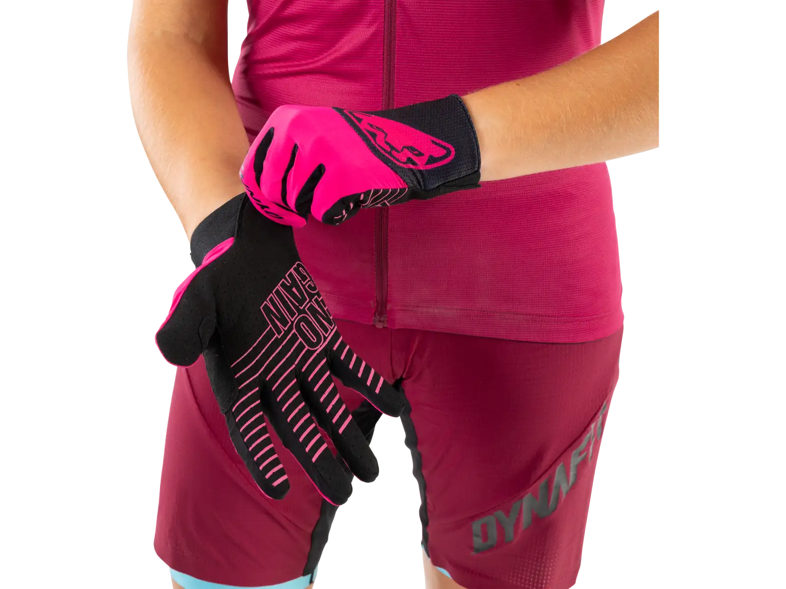 Dynafit Ride Gloves Fahrradhandschuhe Flamingo