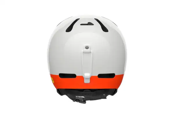 POC Fornix MIPS Skihelm Hydrogen White/Fluorescent Orange