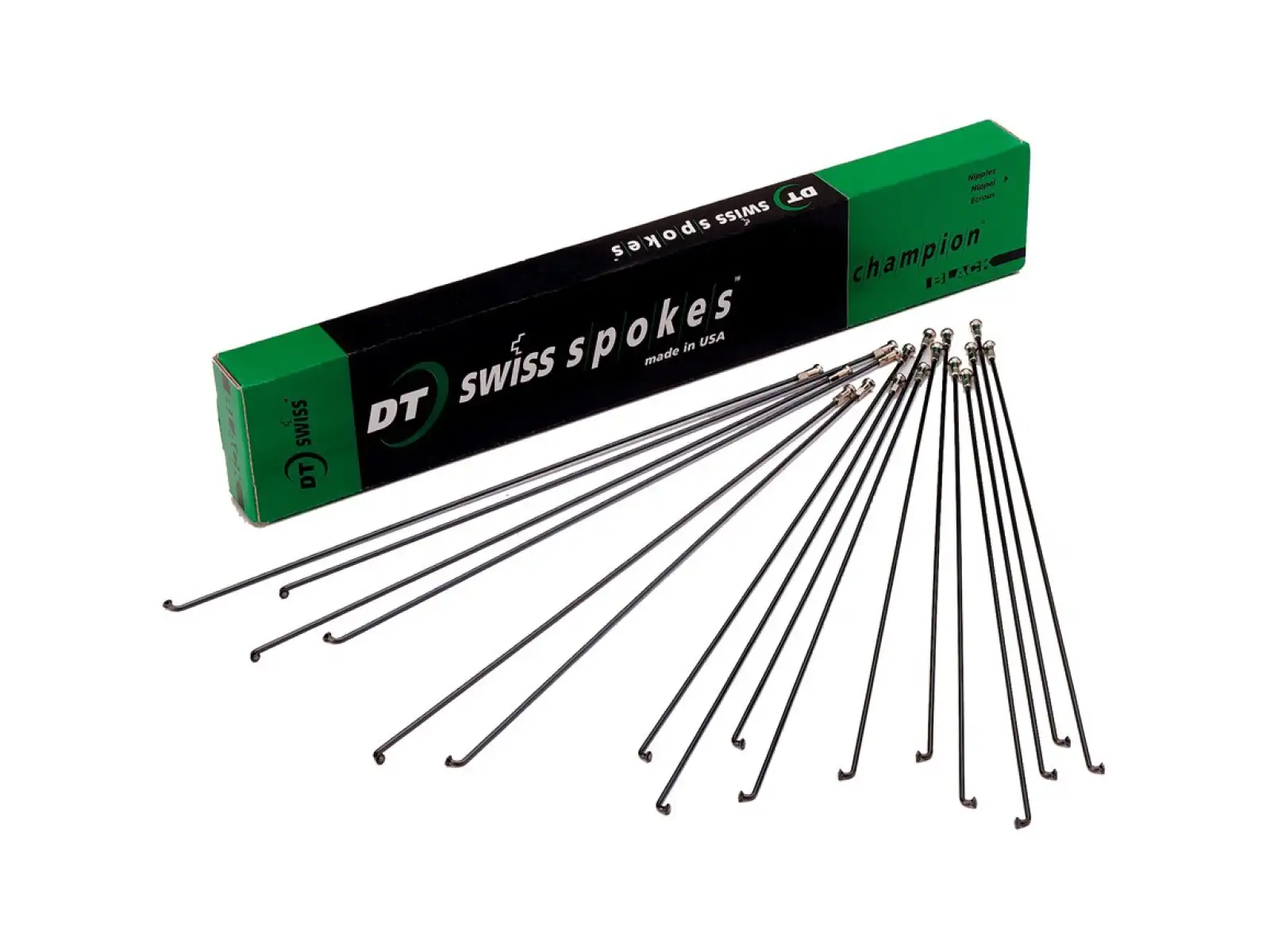DT Swiss Champion Speiche 2,0 mm schwarz