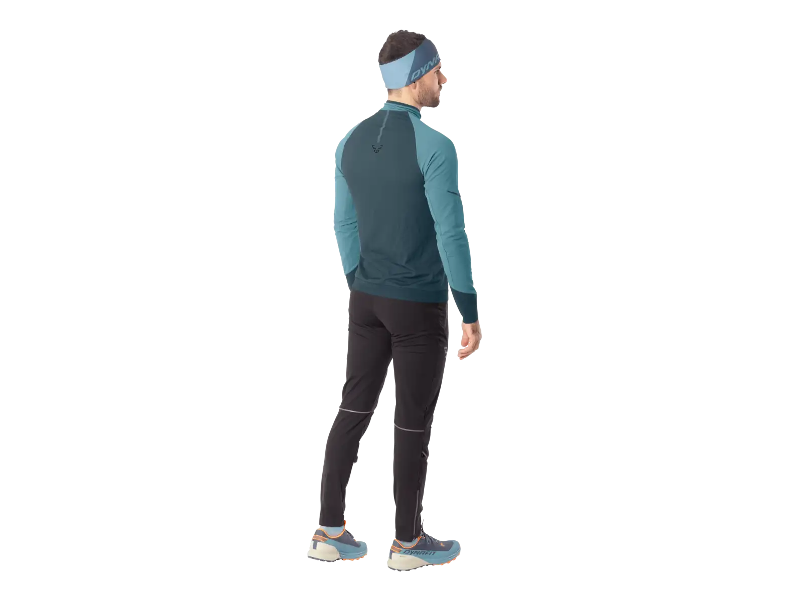 Dynafit Aalpine Zip Herren Laufshirt Langarm Smoke blue/0720
