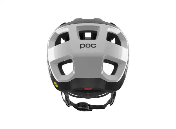 POC Cularis Helm Uranium Black Matt/Hydrogen White/Logo