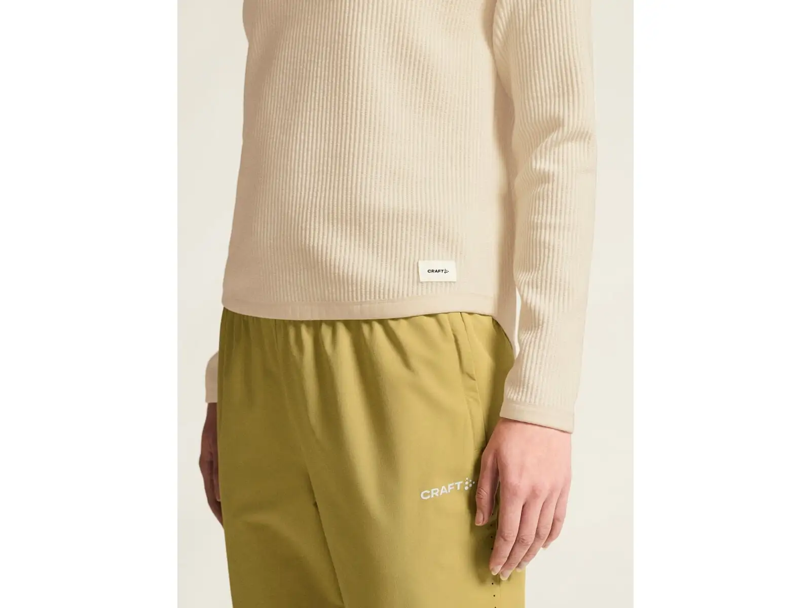 Craft Grid Hood Damen-Kapuzenpullover weiß