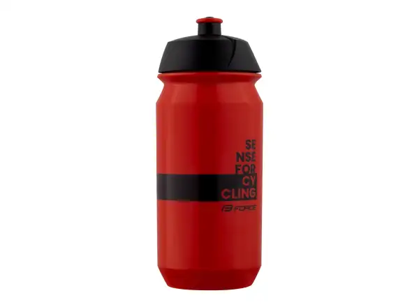 Force Fine Fahrradflasche 500 ml rot/schwarz