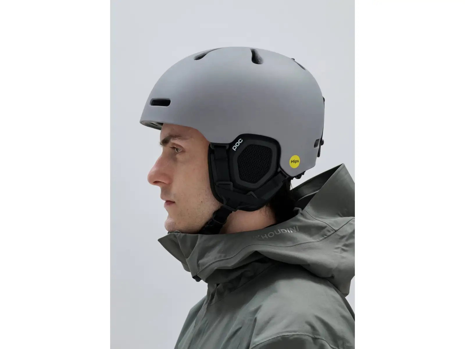 POC Fornix MIPS Skihelm Granite Grey Matt