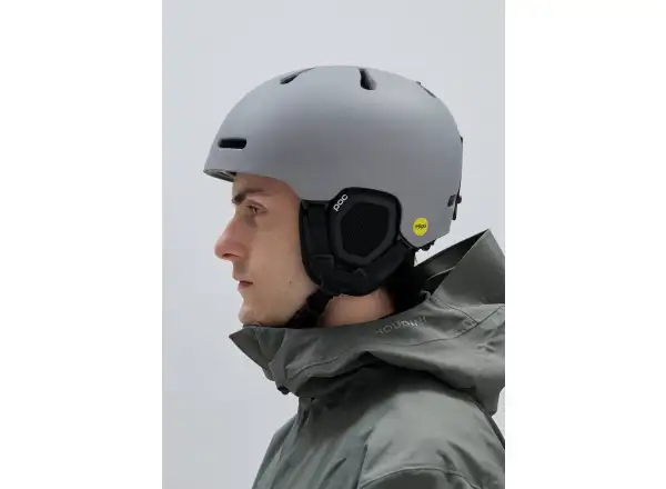 POC Fornix MIPS Skihelm Granite Grey Matt