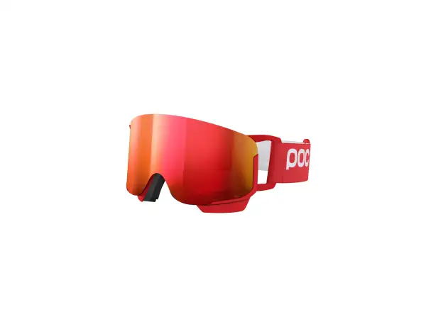 POC Nexal Mid Skibrille Prismane Red/Partly Sunny Red