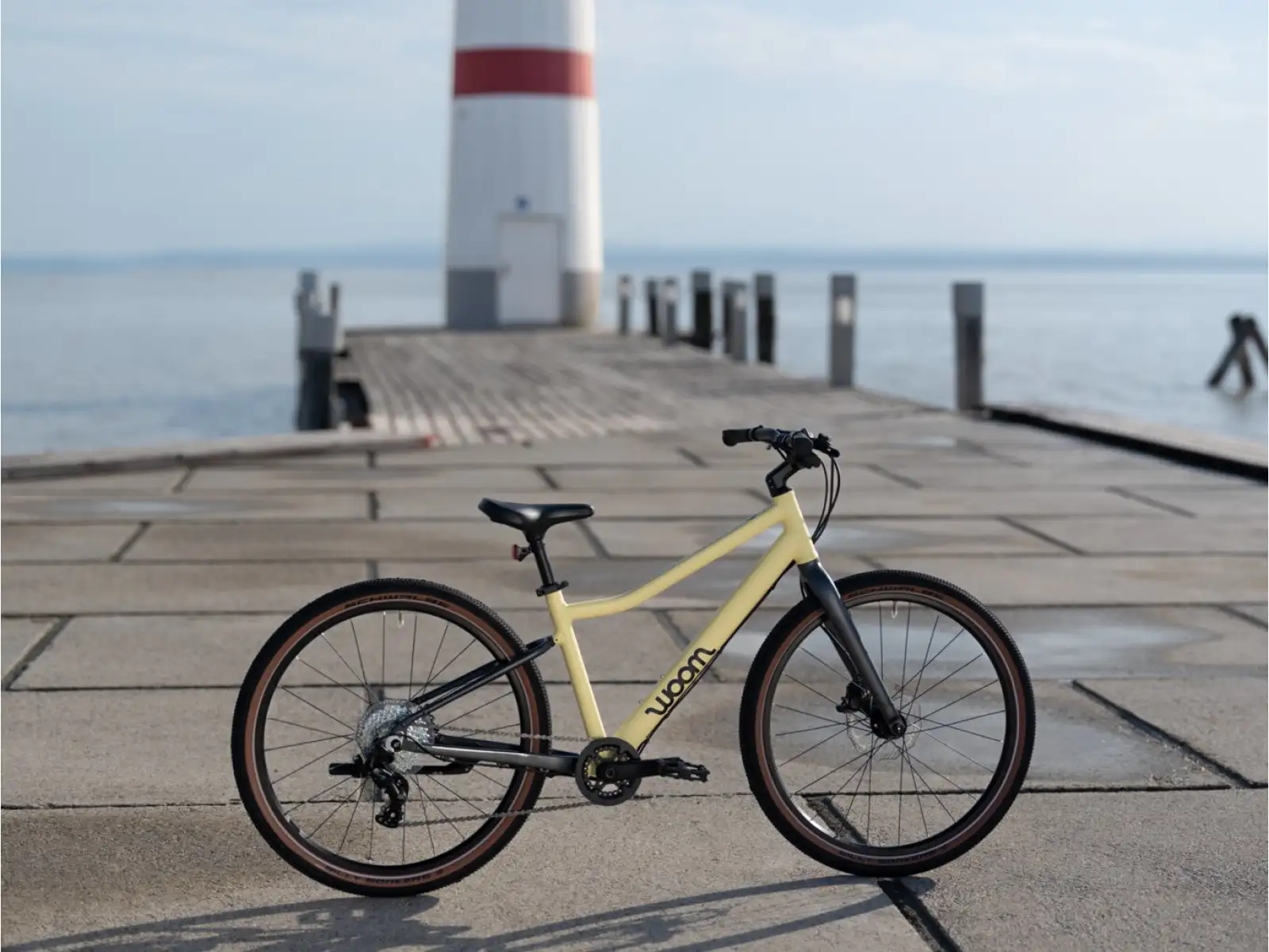 Woom 4 EXPLORE Kinderfahrrad mellow yellow