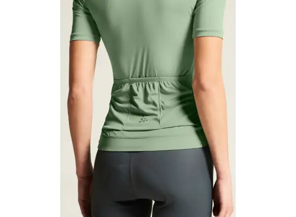 CRAFT Endur Logo Damen-Fahrradtrikot grün L