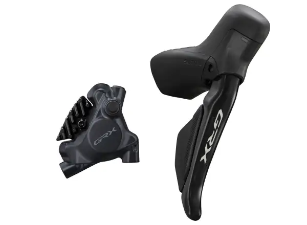 Shimano GRX Di2 BR-RX410 + ST-RX715 Scheibenbremse hinten (rechts), J-kit, Polymer