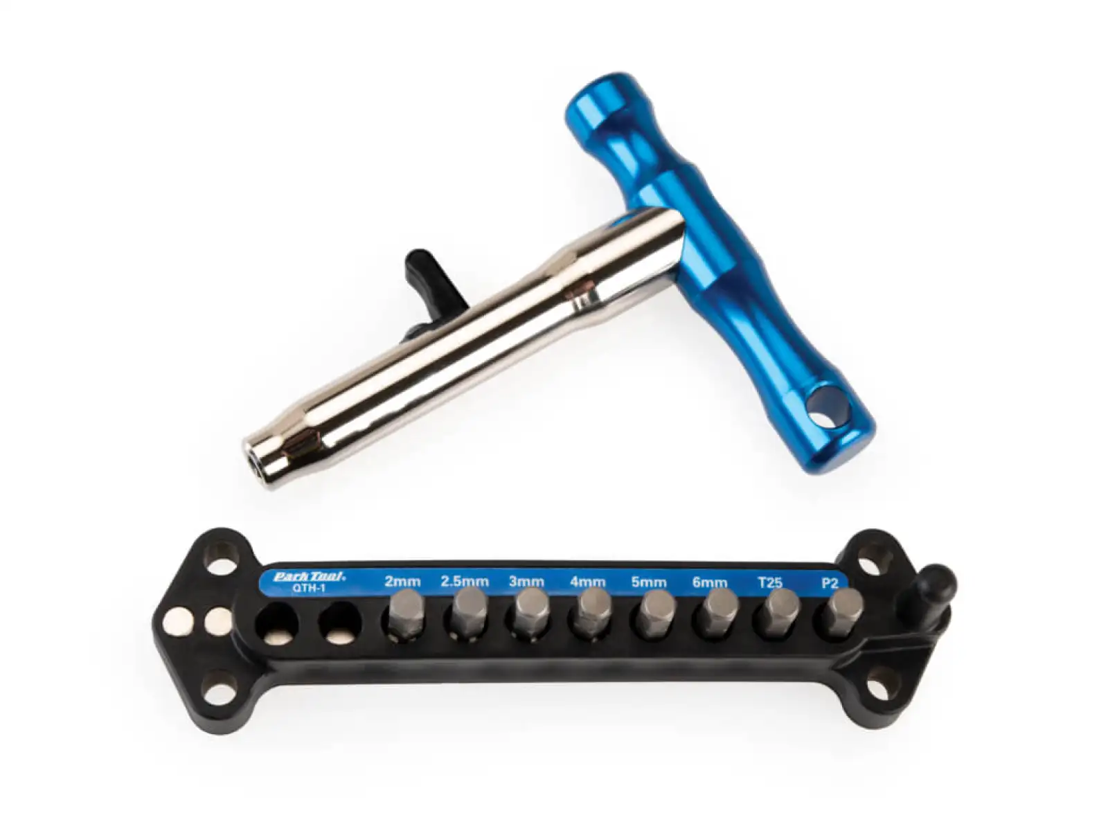 Park Tool T-Griff Schraubendreher mit austauschbaren Bits QTH-1