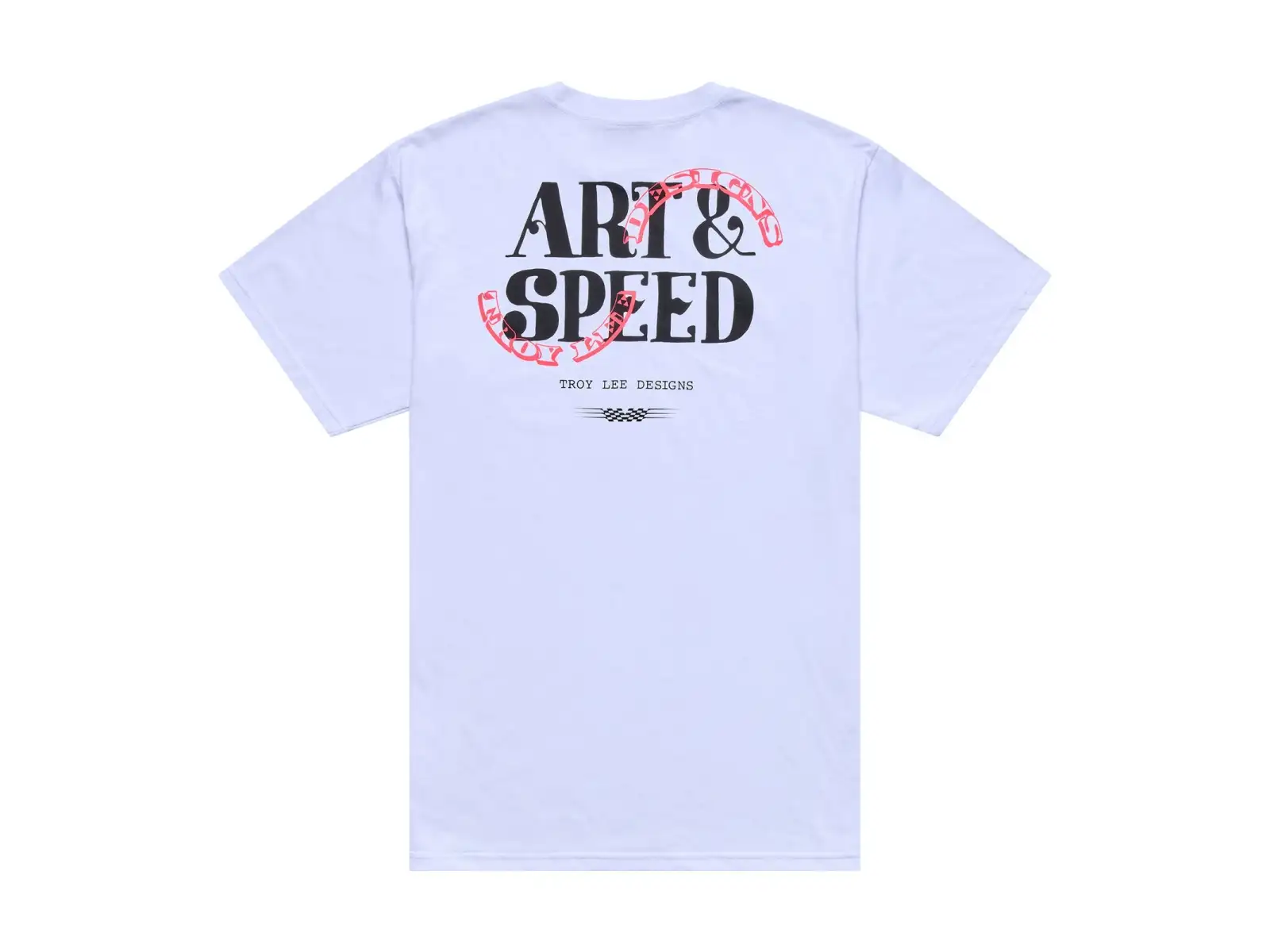 Troy Lee Designs Herren T-Shirt Pink Slips White