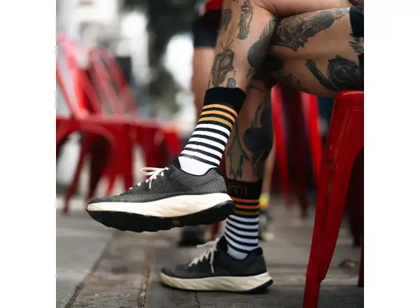 Sidas Run Anatomic Light Crew Laufsocken weiß-schwarz