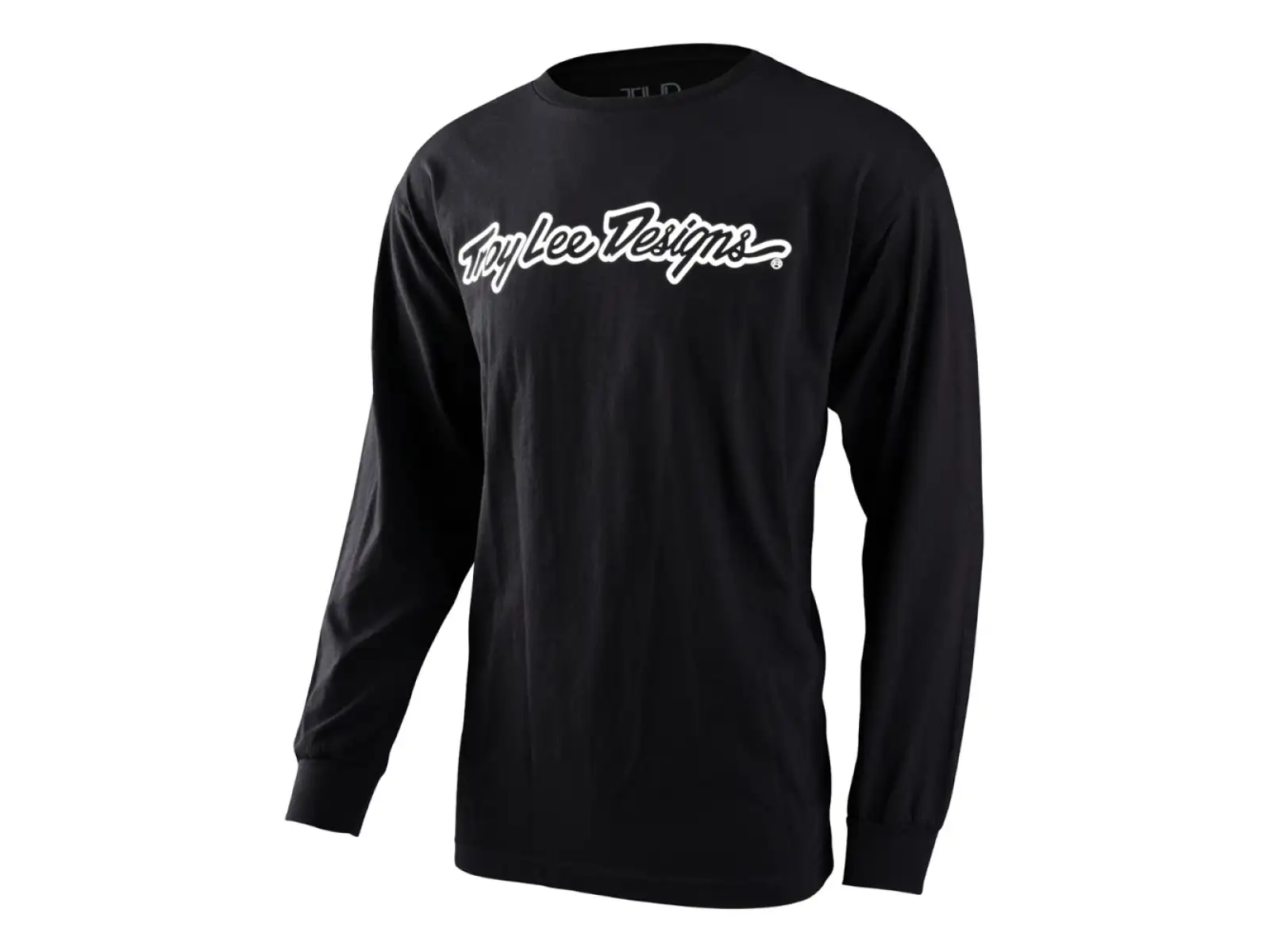 Troy Lee Designs Signature Herren Langarm-Shirt schwarz