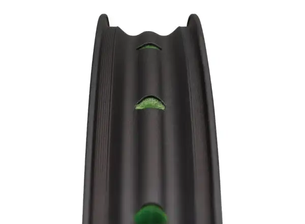 Spank 350 Vibrocore 27,5" MTB-Felge mit 32 Löchern in Schwarz.