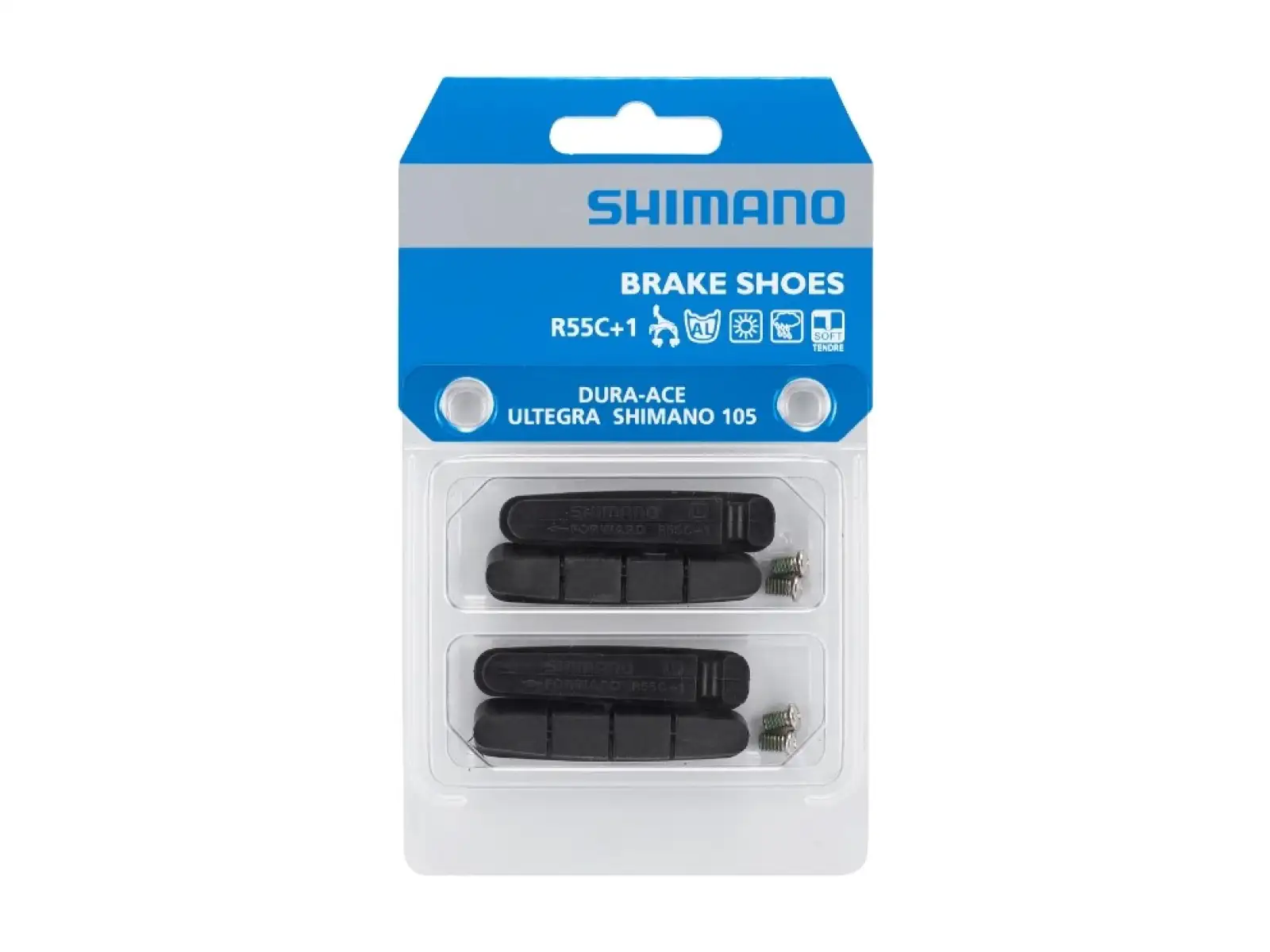 Shimano R55C+1 Bremsbeläge für Dura Ace/Ultegra/105