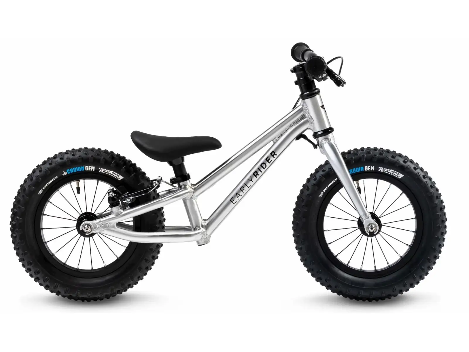 Early Rider Big Foot 12 Laufrad Gebürstetes Aluminium
