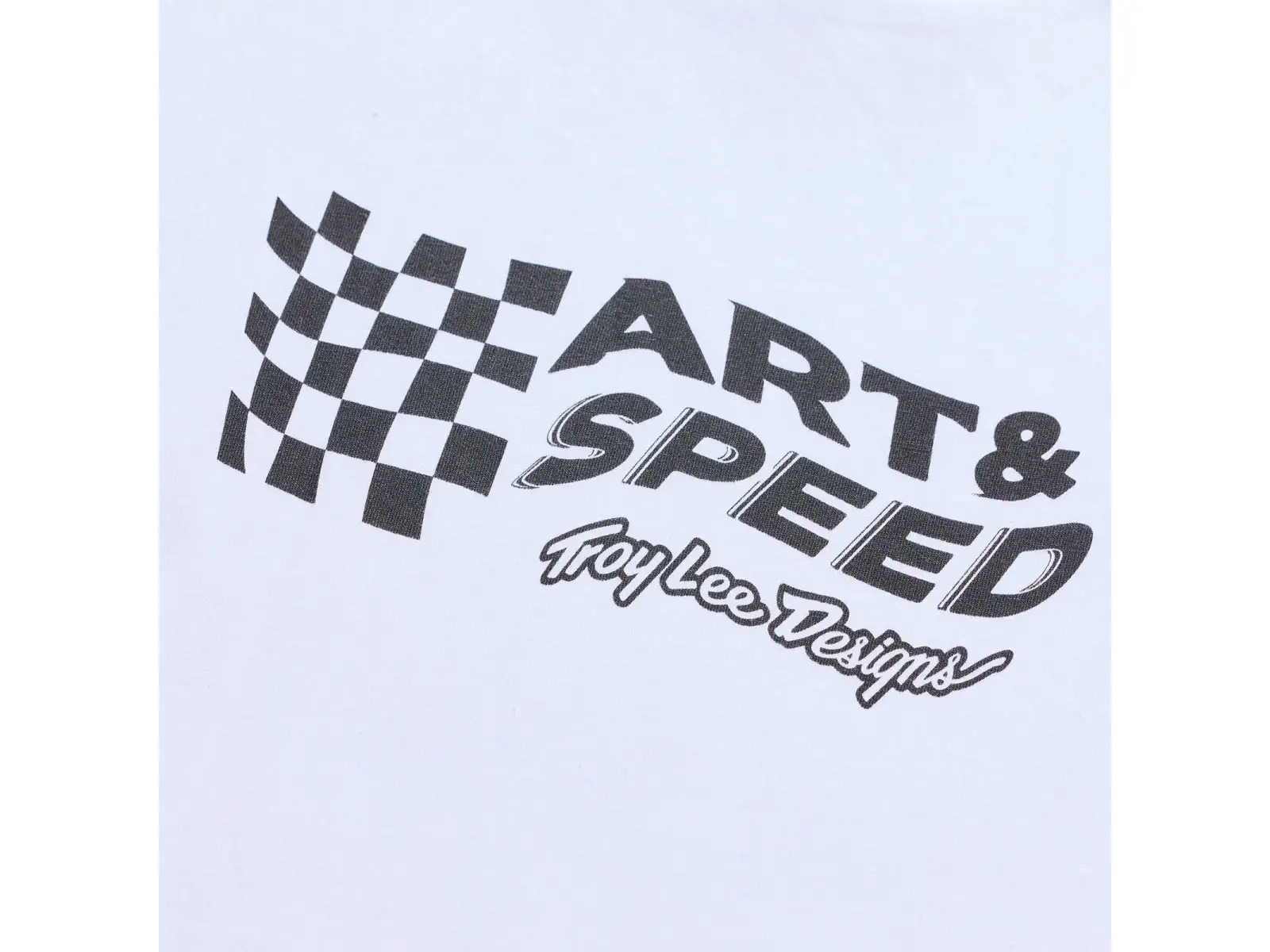 Troy Lee Designs Finish Line Herren T-Shirt Kurzarm White