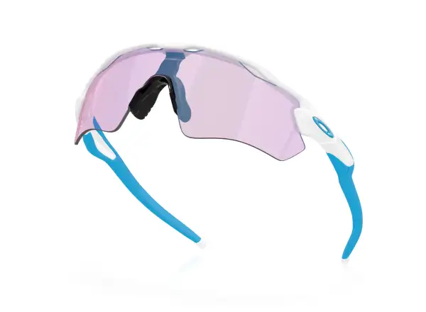 Oakley Radar EV Path photochrome Brille Matte White/Prizm Transitions Cobalt