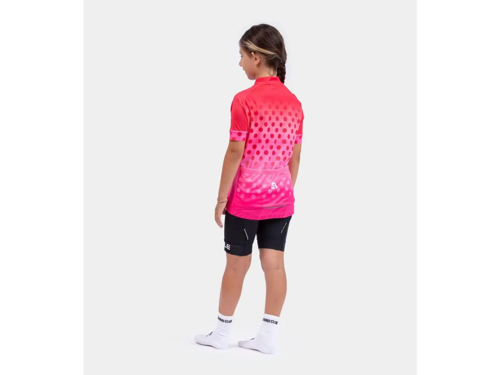 Alé Kinder Bubble Kinder Kurzarmtrikot Erdbeere