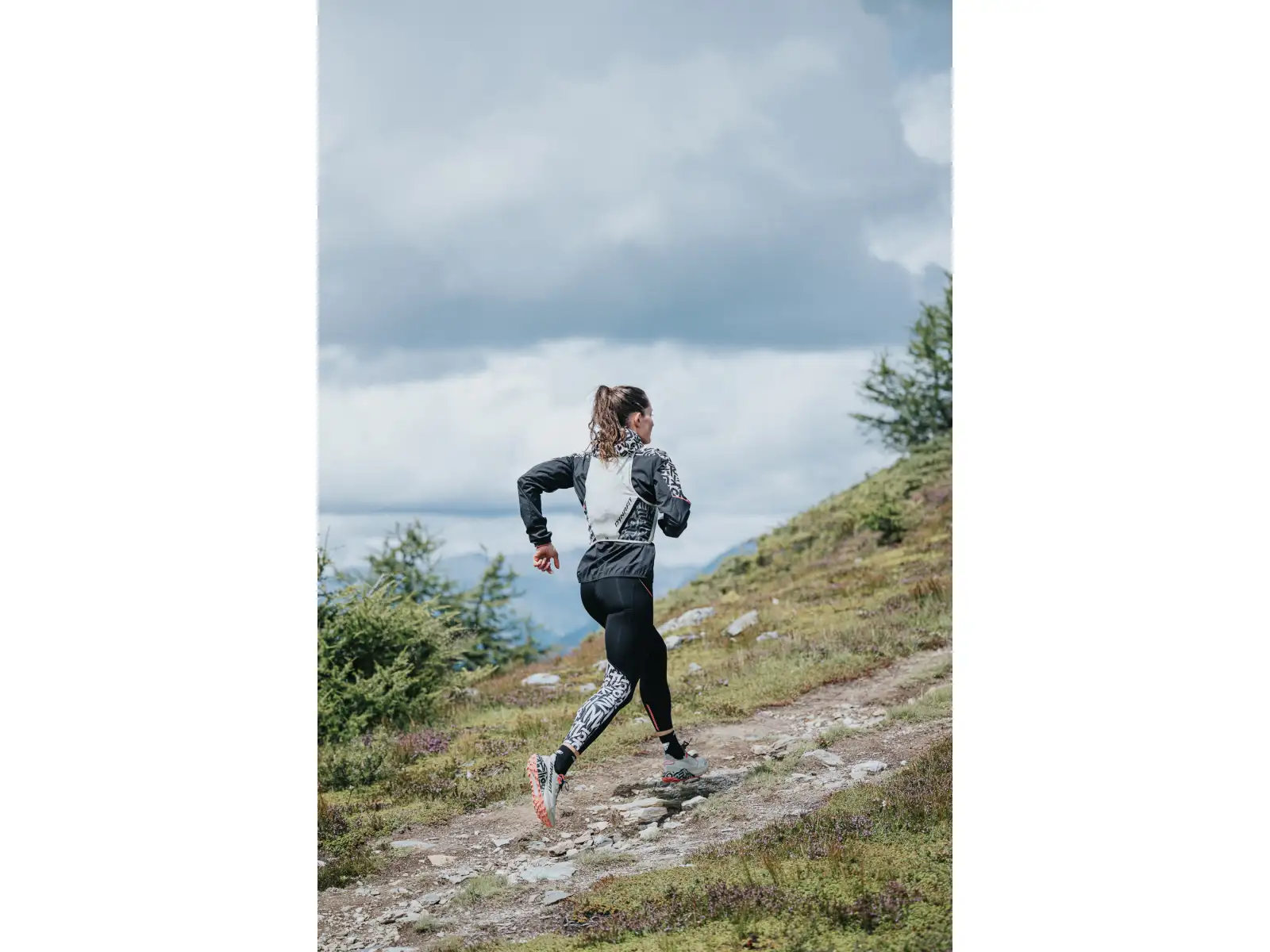 Dynafit Trail 7/8 Damen Laufleggings Black Out/Overcast